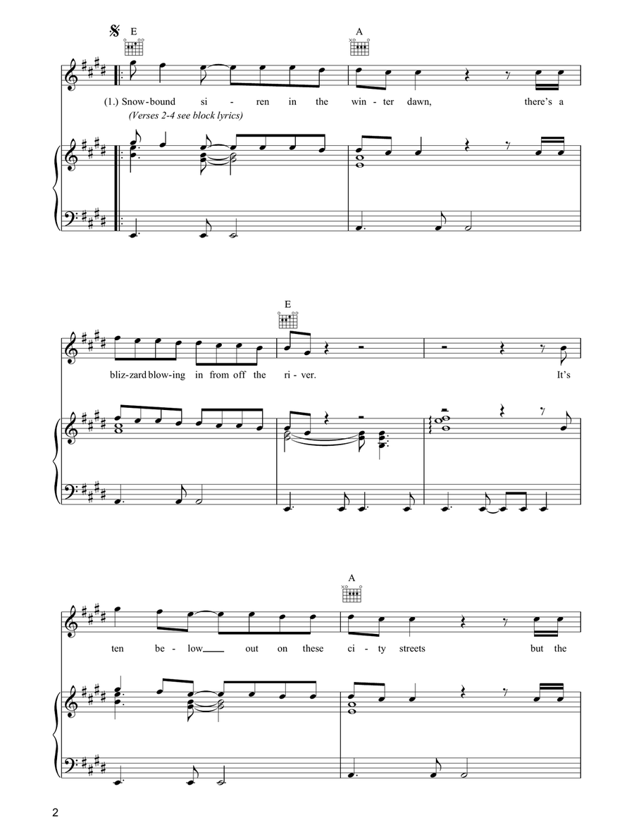 Crazy Dreams Crazy Dreams Piano, Vocal, Guitar scores gallery preview page 2