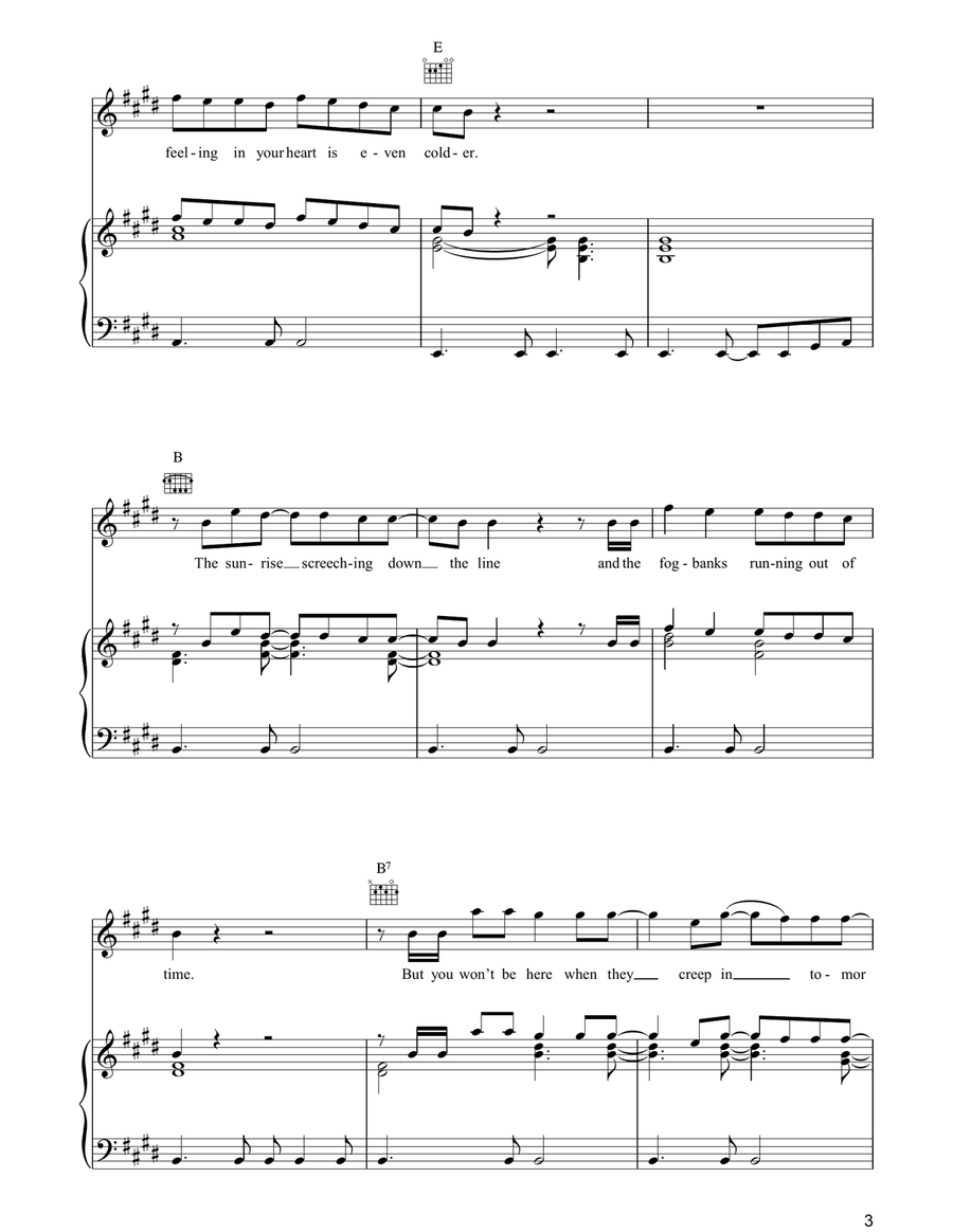 Crazy Dreams Crazy Dreams Piano, Vocal, Guitar scores gallery preview page 3