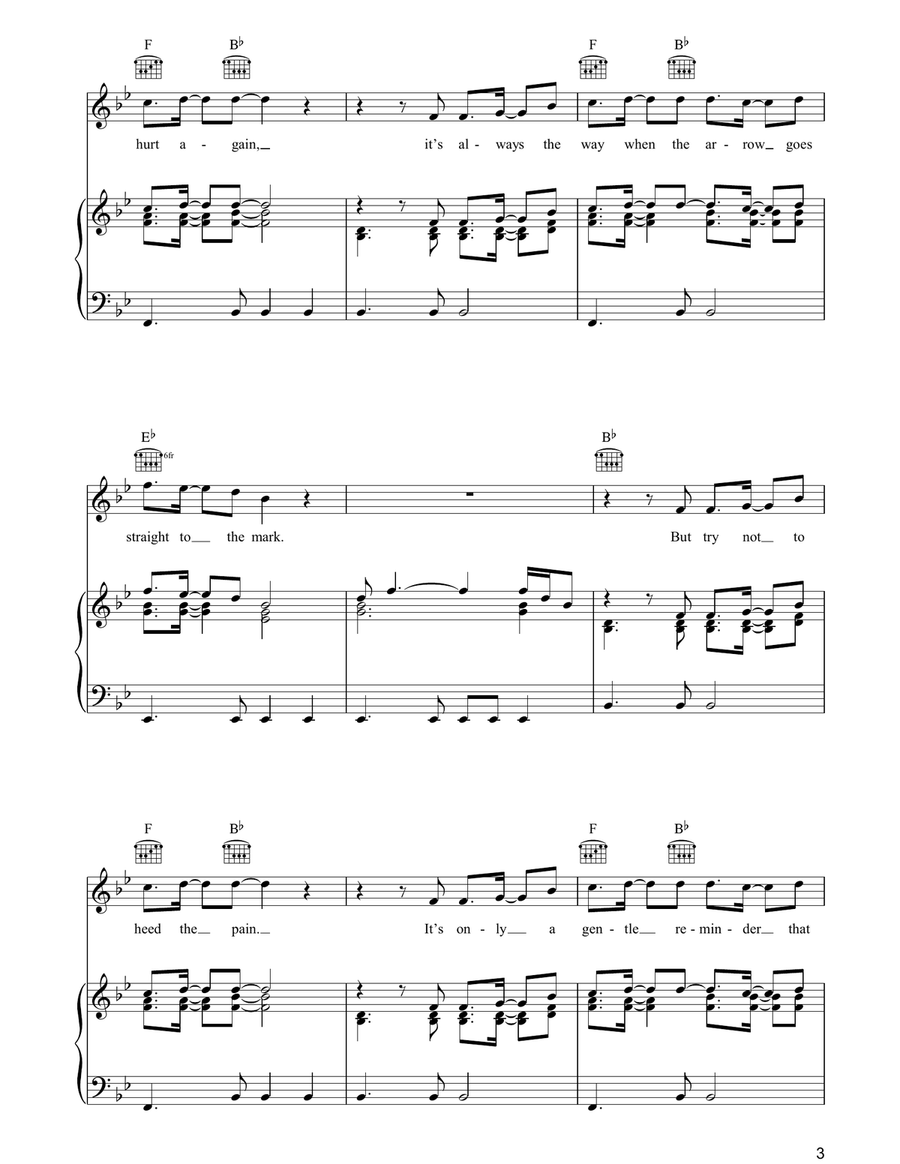 Deep In Your Heart Acoustic Guitar scores gallery preview page 3