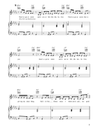 The Sweetest Taboo Piano, Vocal, Guitar scores gallery preview page 3