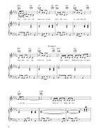 The Sweetest Taboo Piano, Vocal, Guitar scores gallery preview page 4