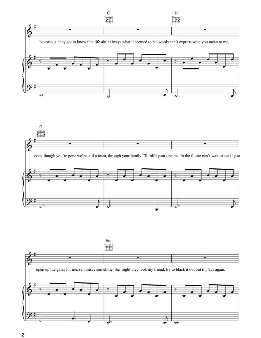 I'll Be Missing You Acoustic Guitar scores gallery preview page 2