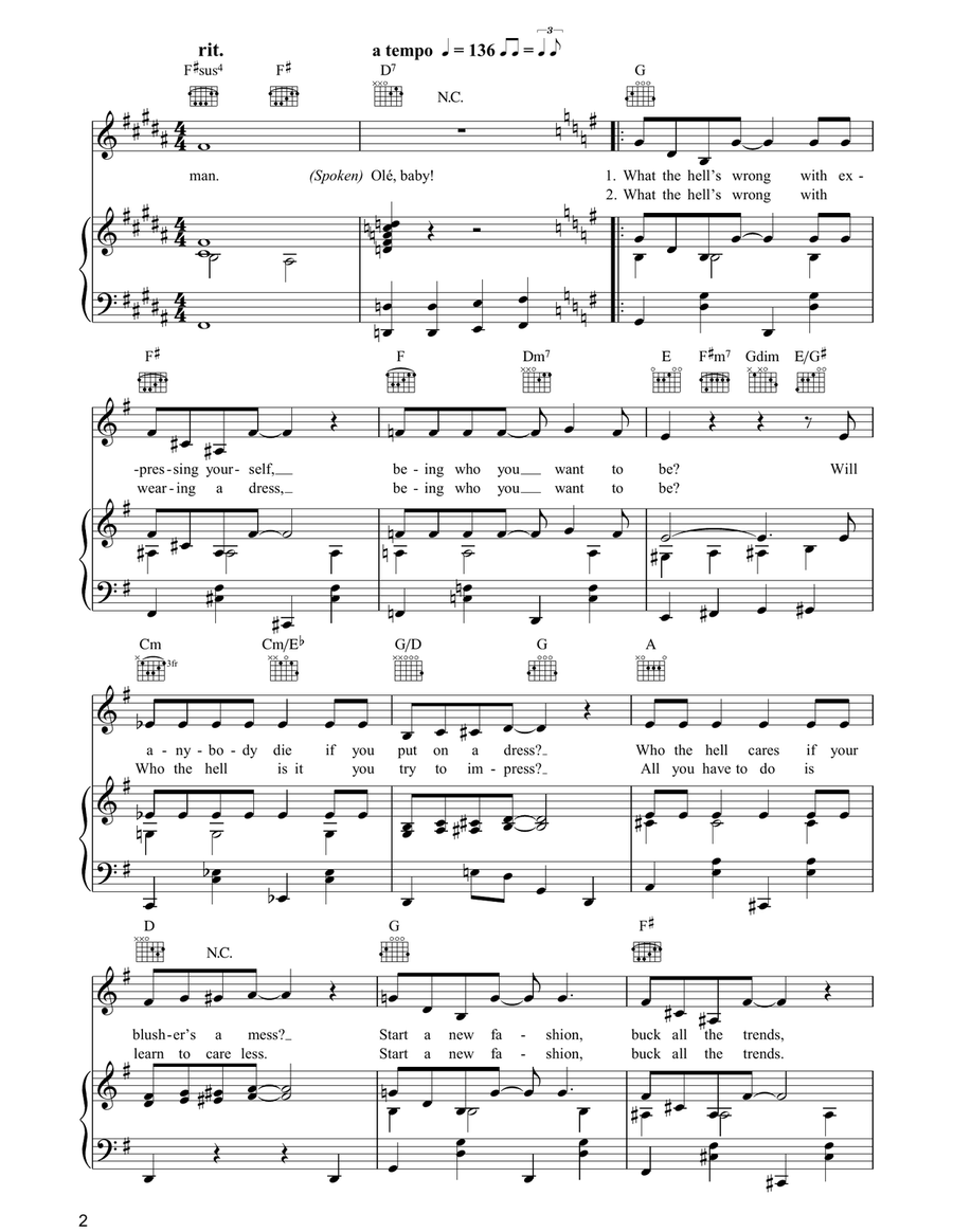 Expressing Yourself Expressing Yourself Guitar scores gallery preview page 2