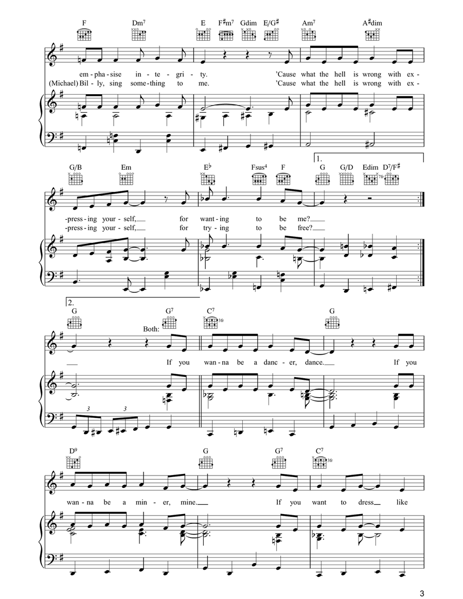 Expressing Yourself Expressing Yourself Guitar scores gallery preview page 3