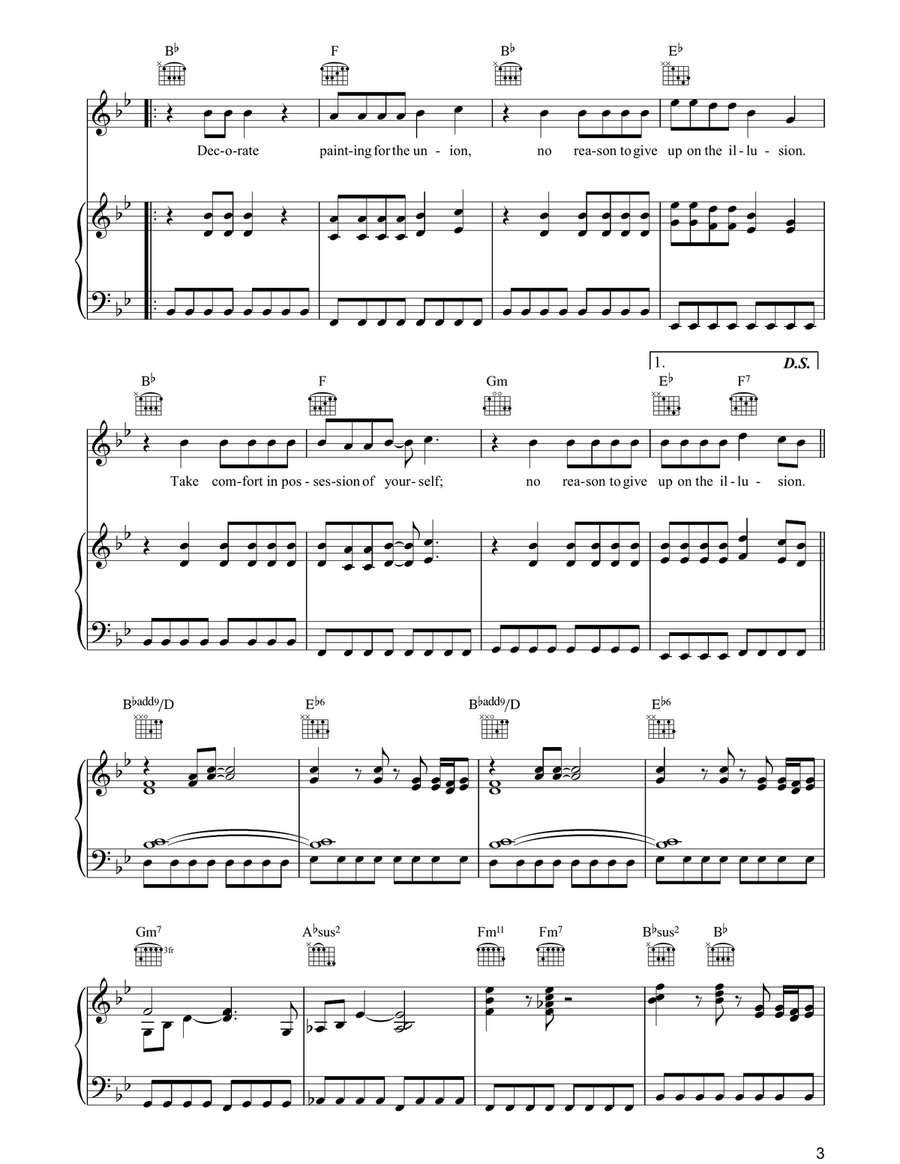 Arizona Sky Arizona Sky Piano, Vocal, Guitar scores gallery preview page 3
