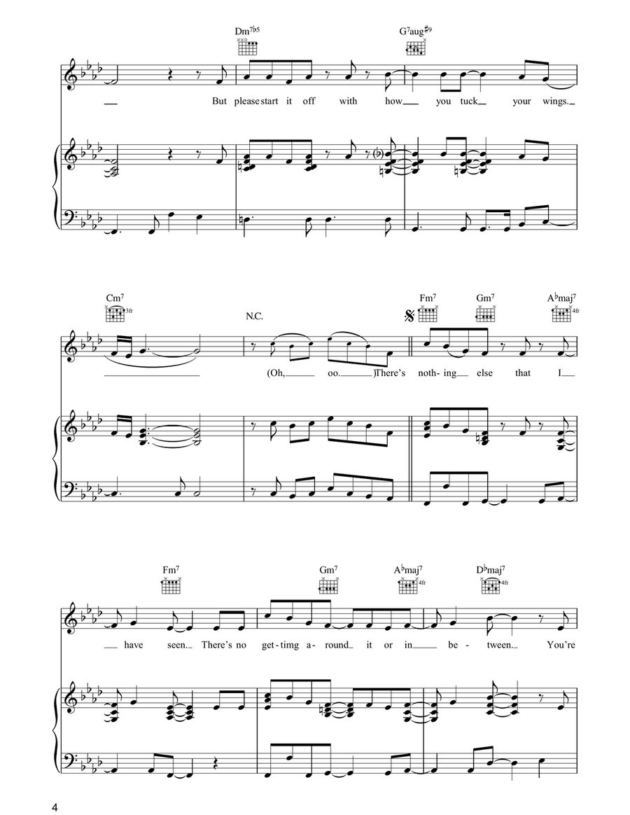 Nothin' Else Piano, Vocal, Guitar scores gallery preview page 4