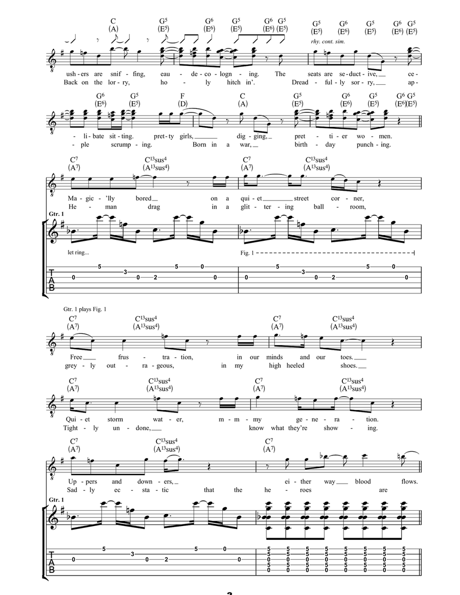 5:15 5:15 Electric Guitar scores gallery preview page 3