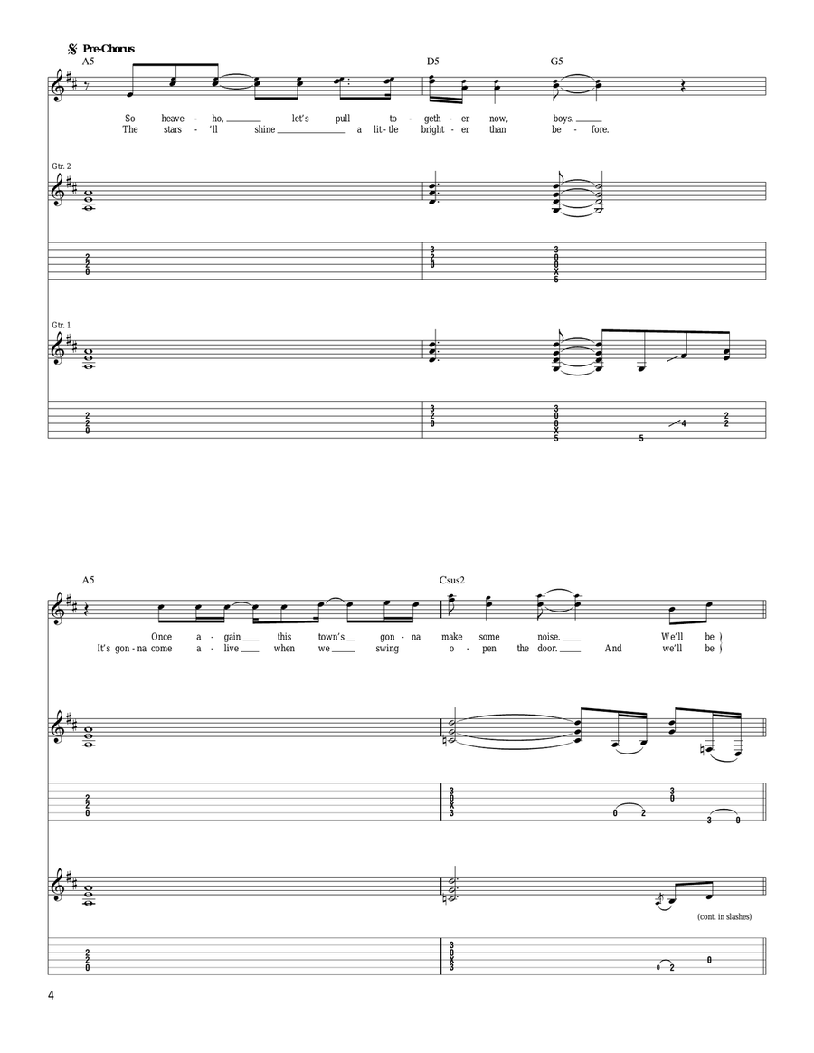 Raise The Barn Raise The Barn Acoustic Guitar scores gallery preview page 4