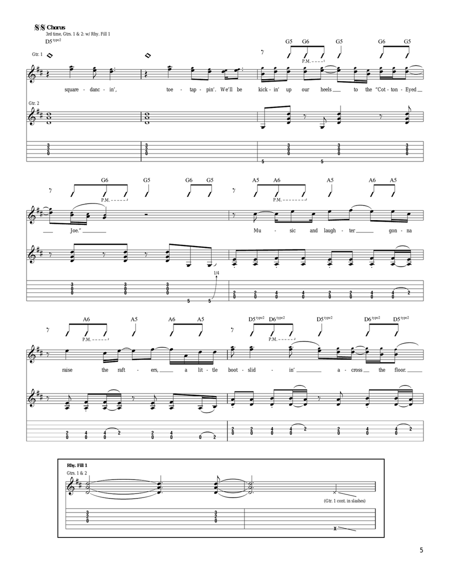 Raise The Barn Raise The Barn Acoustic Guitar scores gallery preview page 5