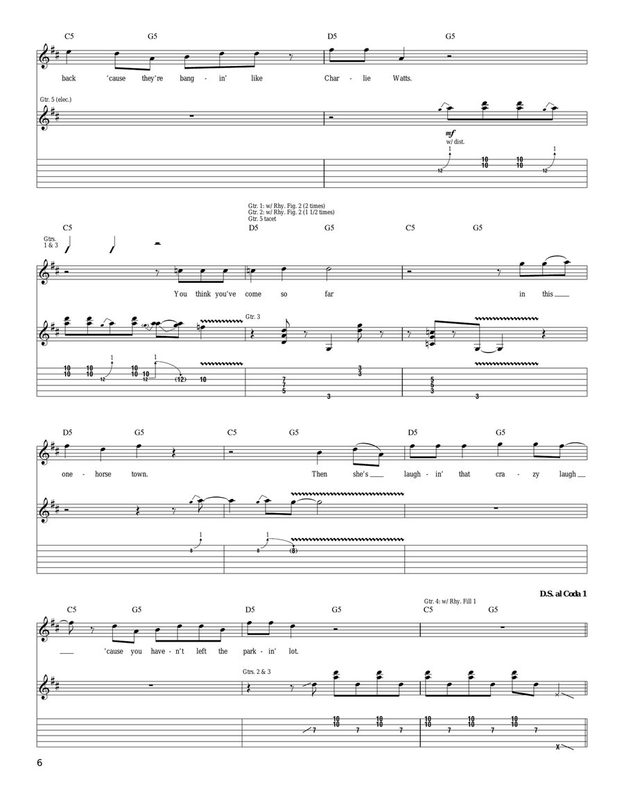 Slow Turning Slow Turning Acoustic Guitar scores gallery preview page 6