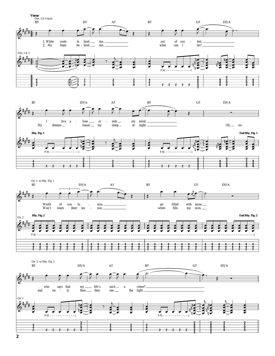 Madhouse Madhouse Acoustic Guitar scores gallery preview page 2