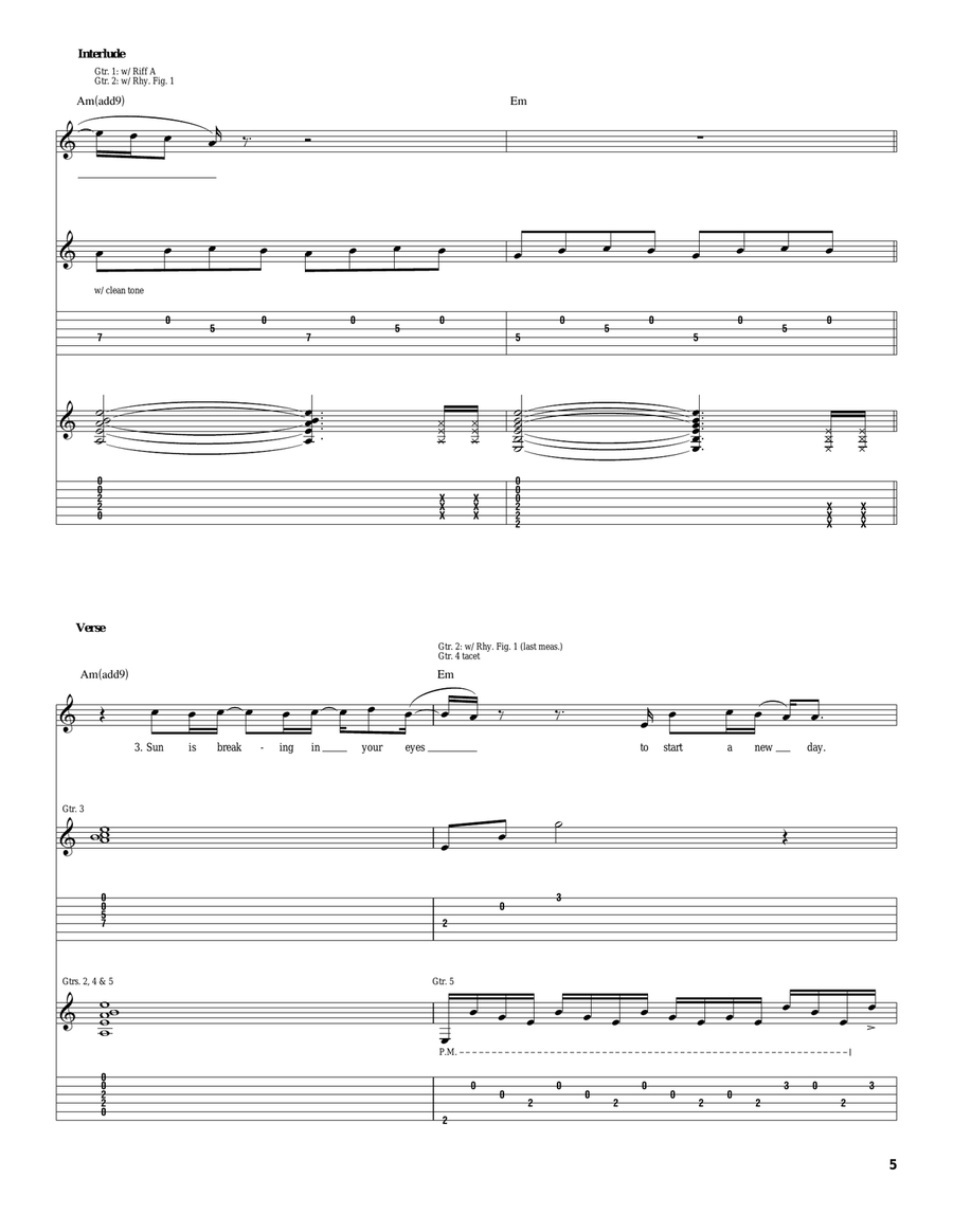 What About Now What About Now Acoustic Guitar scores gallery preview page 5
