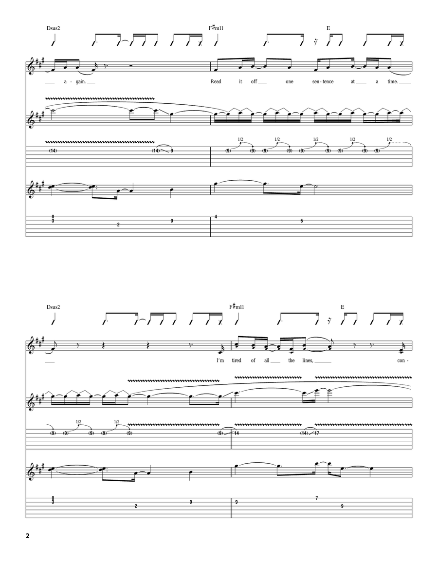 Breakdown Breakdown Acoustic Guitar scores gallery preview page 2