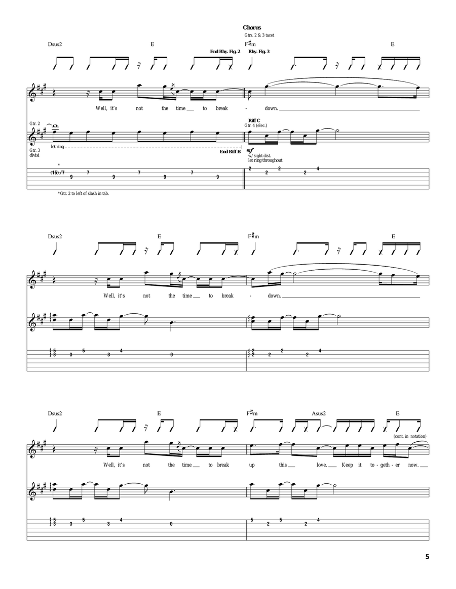 Breakdown Breakdown Acoustic Guitar scores gallery preview page 5