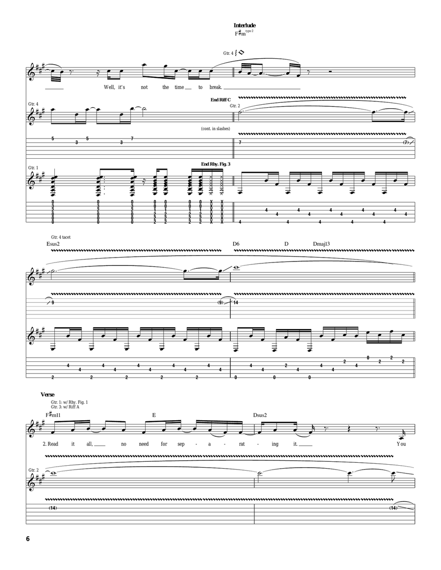 Breakdown Breakdown Acoustic Guitar scores gallery preview page 6
