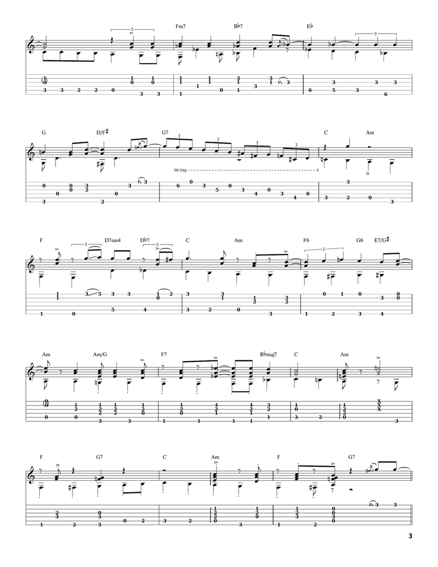 Blue Moon Blue Moon Acoustic Guitar scores gallery preview page 3
