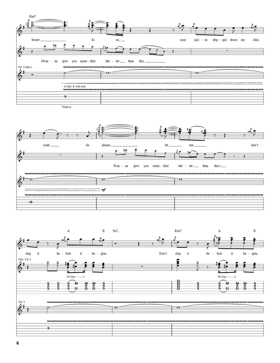 Kiwi Kiwi Acoustic Guitar scores gallery preview page 6