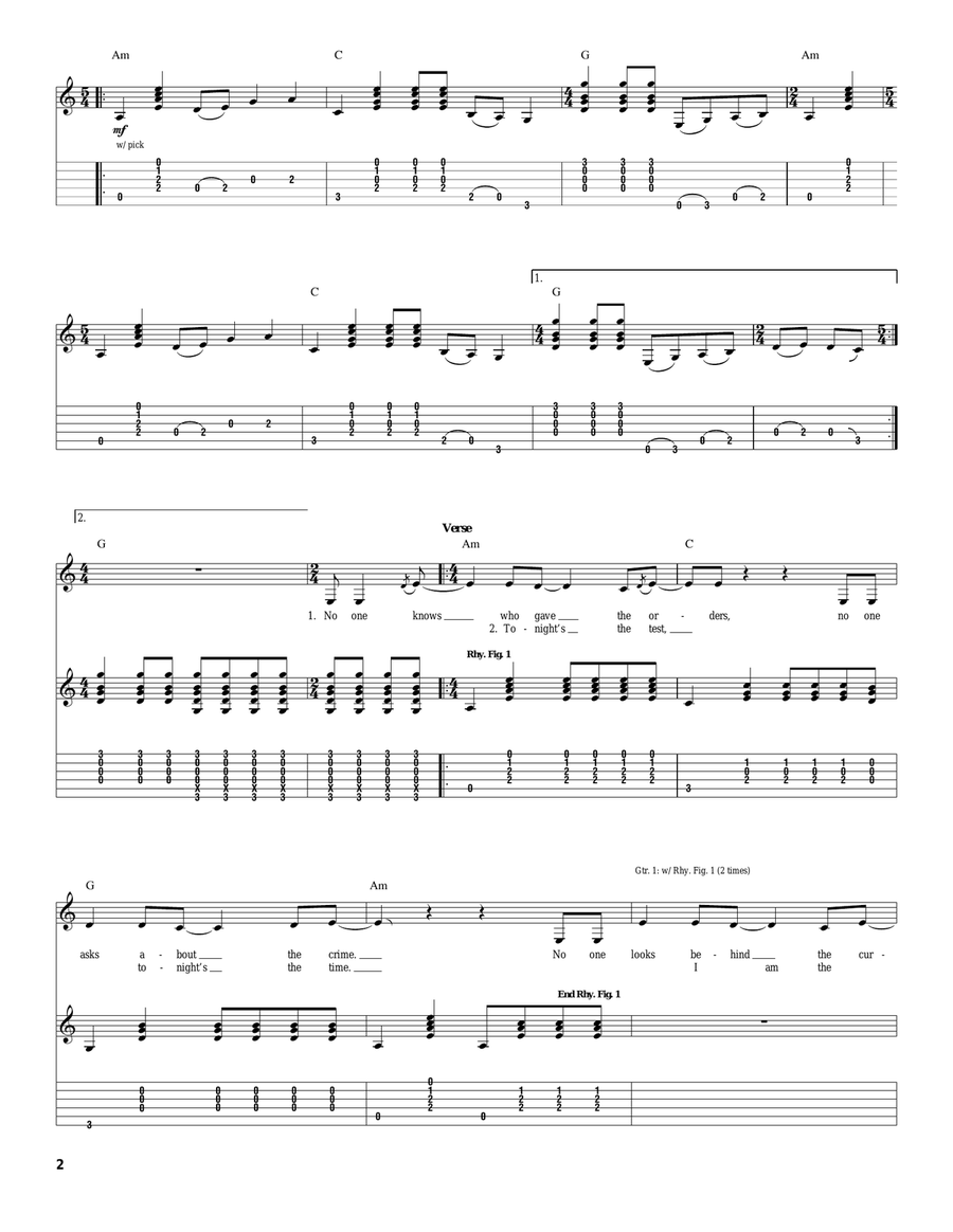 Until The End Until The End Acoustic Guitar scores gallery preview page 2