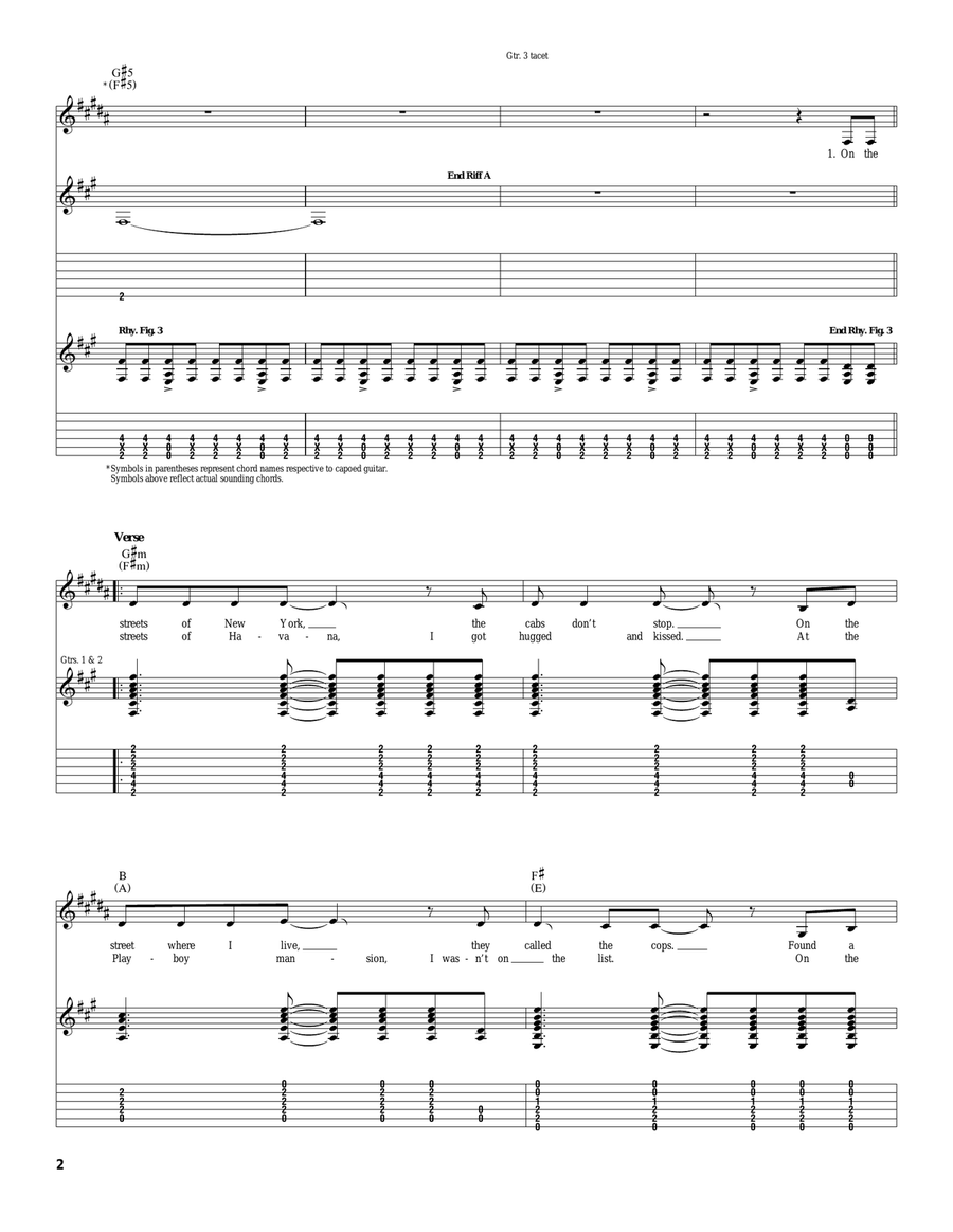 One Man Revolution One Man Revolution Acoustic Guitar scores gallery preview page 2