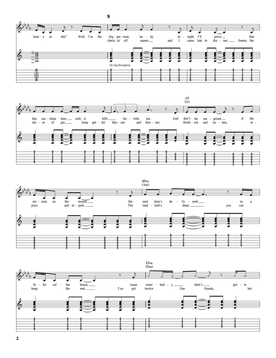 Maximum Firepower Maximum Firepower Acoustic Guitar scores gallery preview page 2