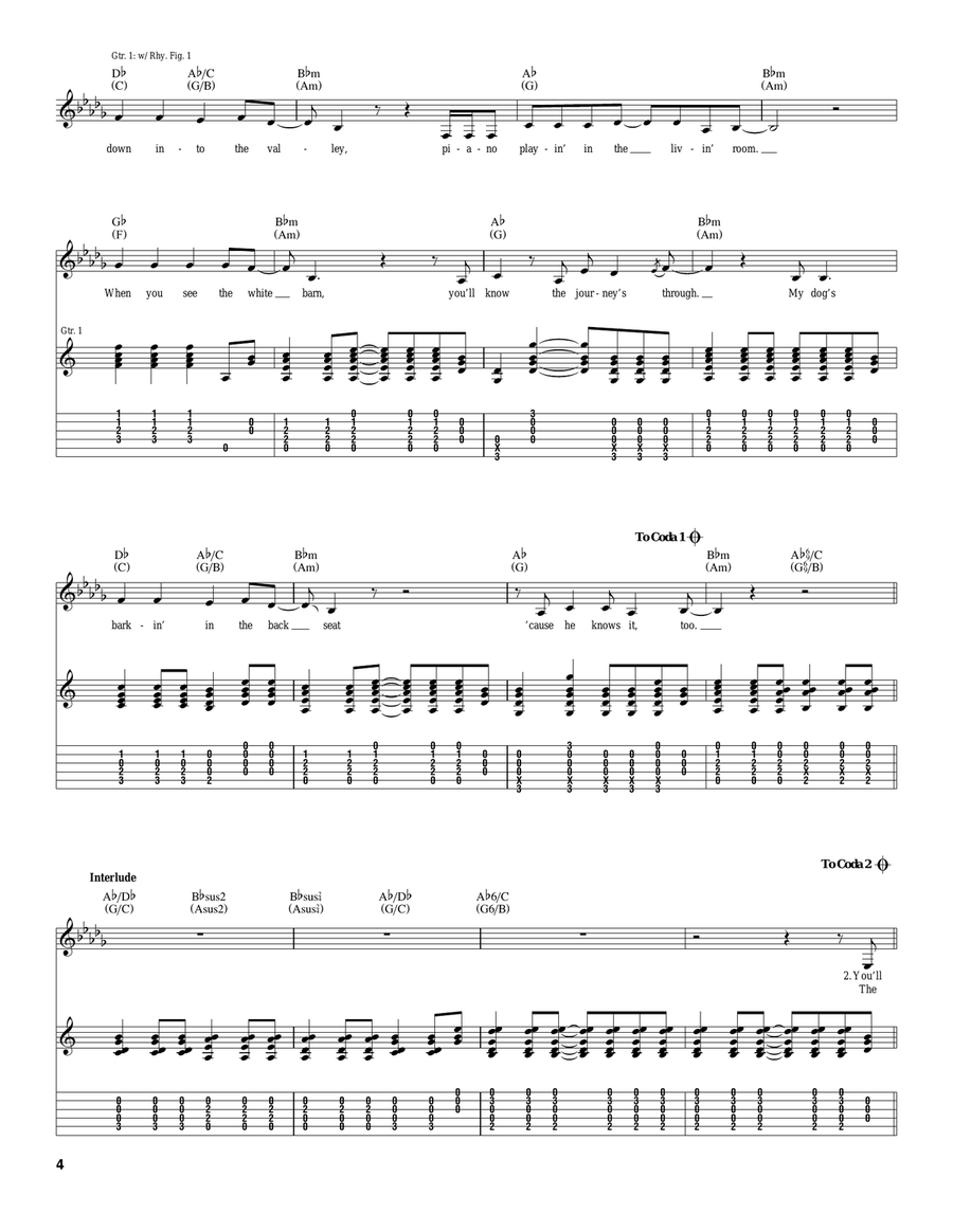 Maximum Firepower Maximum Firepower Acoustic Guitar scores gallery preview page 4
