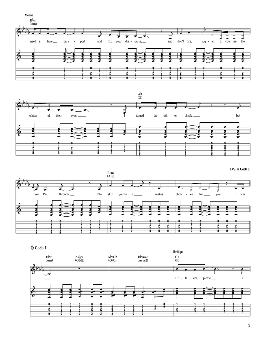 Maximum Firepower Maximum Firepower Acoustic Guitar scores gallery preview page 5