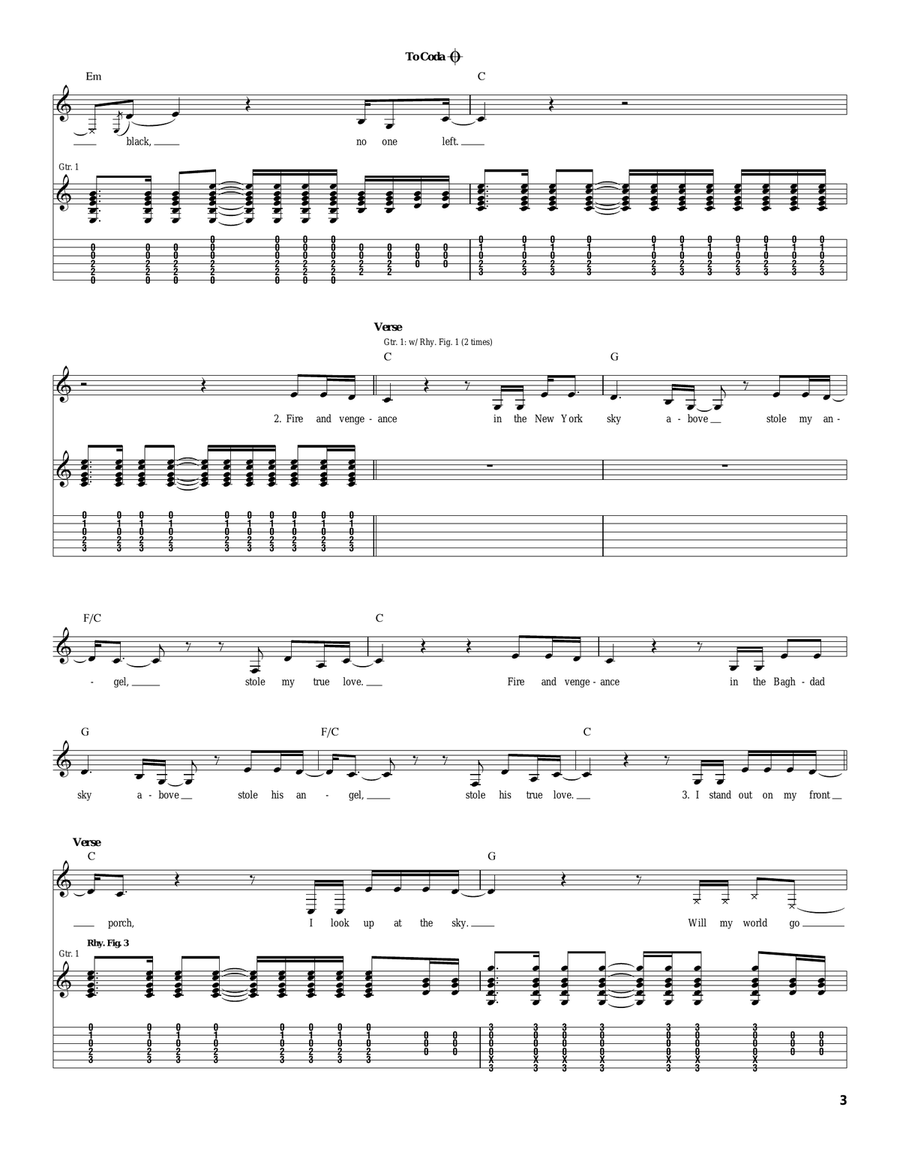 No One Left No One Left Acoustic Guitar scores gallery preview page 3