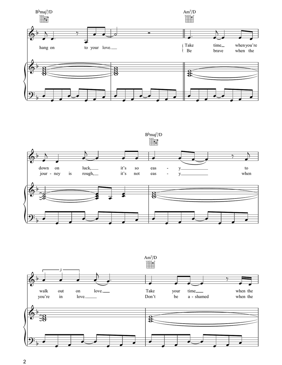 Hang On To Your Love Hang On To Your Love Piano, Vocal, Guitar scores gallery preview page 2