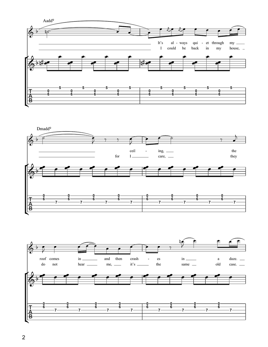 Wide Open Space Wide Open Space Acoustic Guitar scores gallery preview page 2