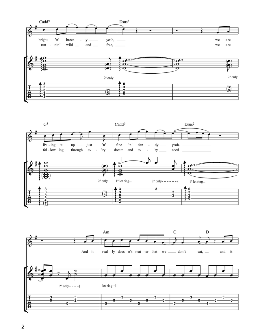 So Young So Young Acoustic Guitar scores gallery preview page 2