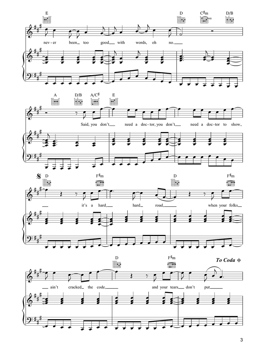 Alfred The Great Alfred The Great Piano, Vocal, Guitar scores gallery preview page 3