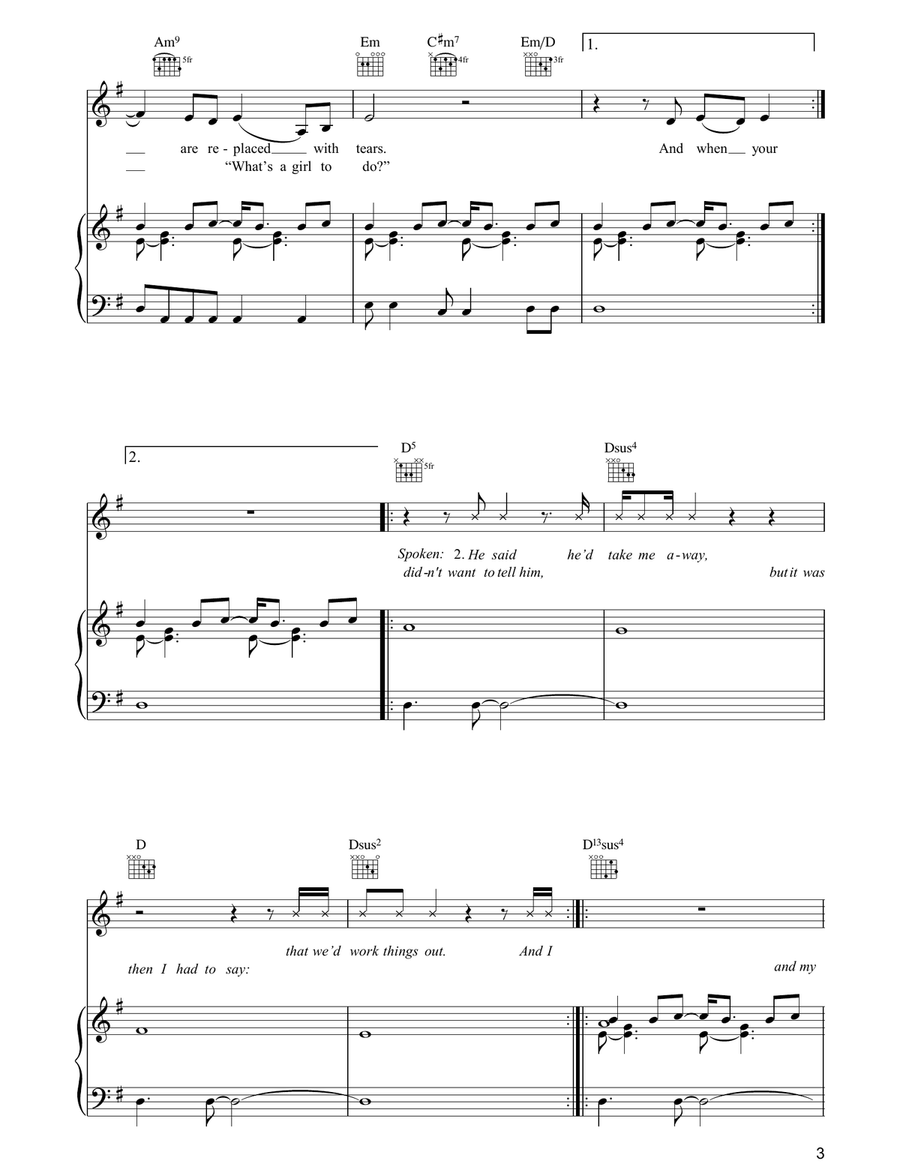What's A Girl To Do What's A Girl To Do Acoustic Guitar scores gallery preview page 3