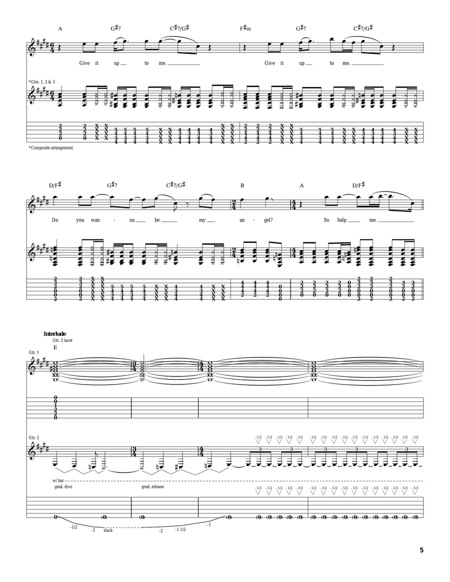 Possum Kingdom Possum Kingdom Acoustic Guitar scores gallery preview page 5