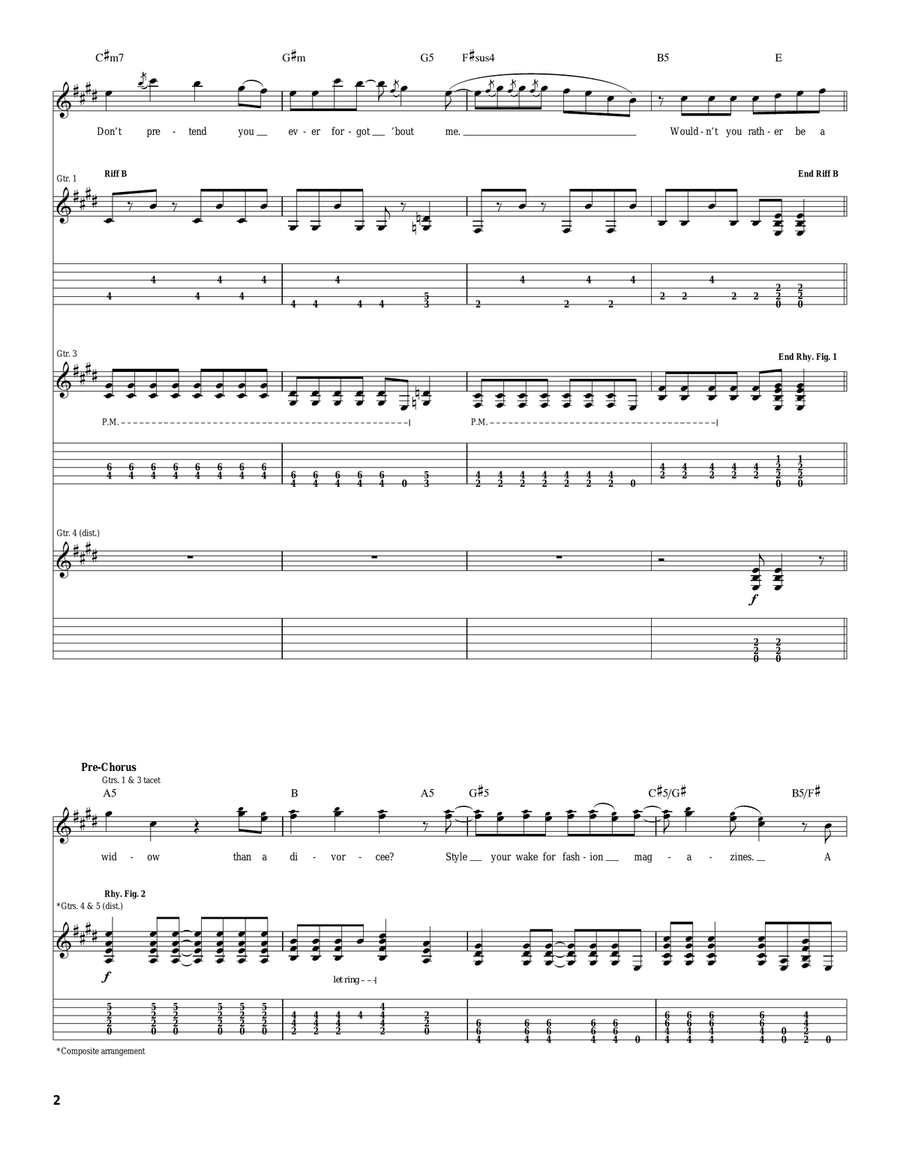 The Take Over, The Breaks Over Acoustic Guitar scores gallery preview page 2