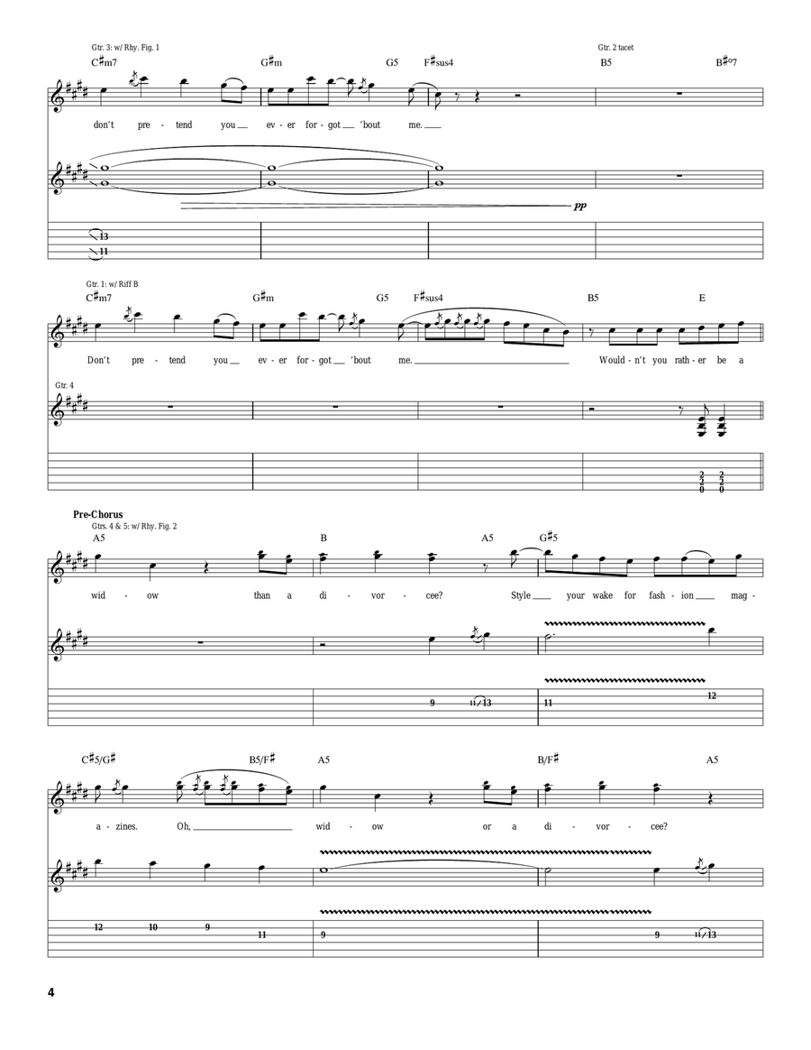 The Take Over, The Breaks Over Acoustic Guitar scores gallery preview page 4