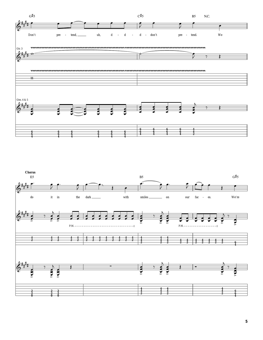 The Take Over, The Breaks Over Acoustic Guitar scores gallery preview page 5
