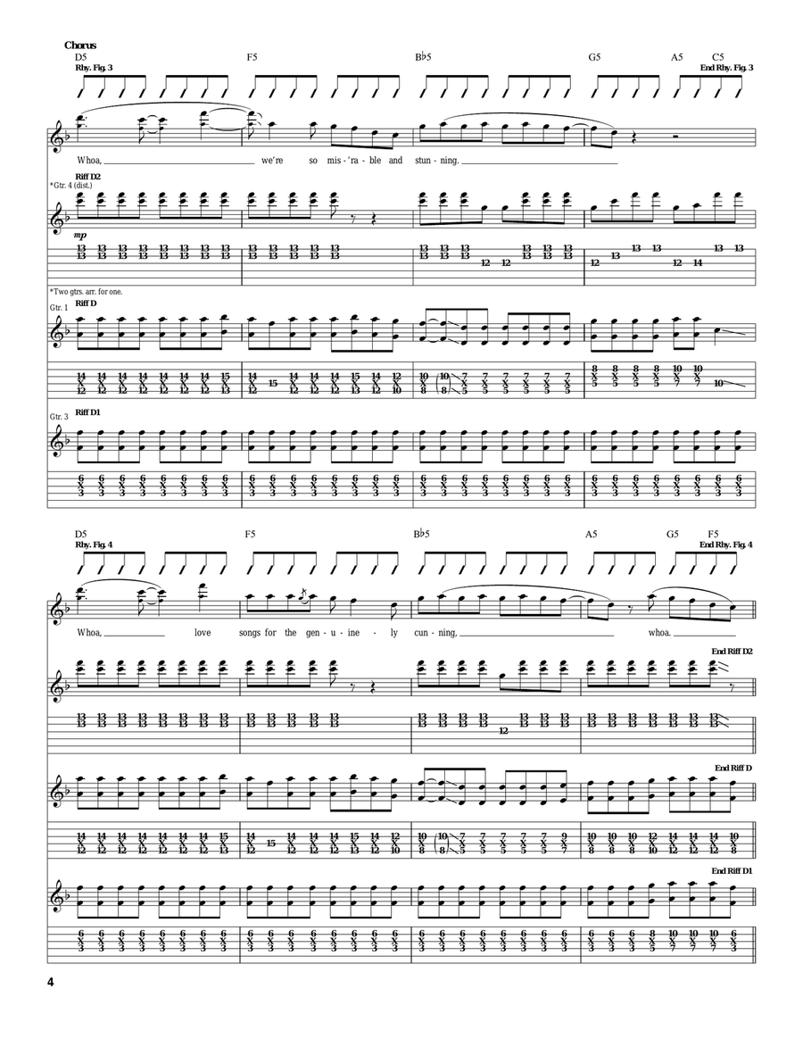 The Carpal Tunnel Of Love Acoustic Guitar scores gallery preview page 4