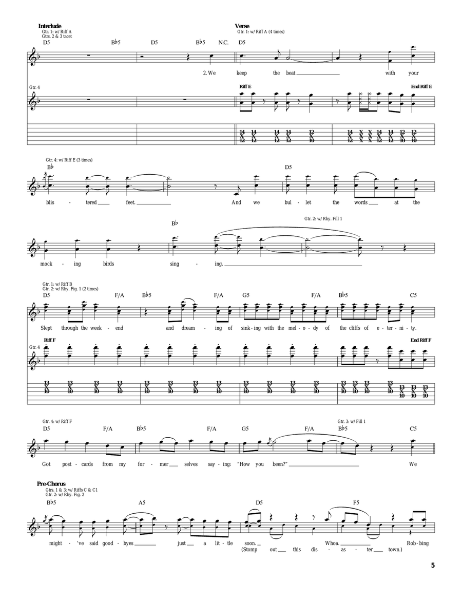 The Carpal Tunnel Of Love Acoustic Guitar scores gallery preview page 5