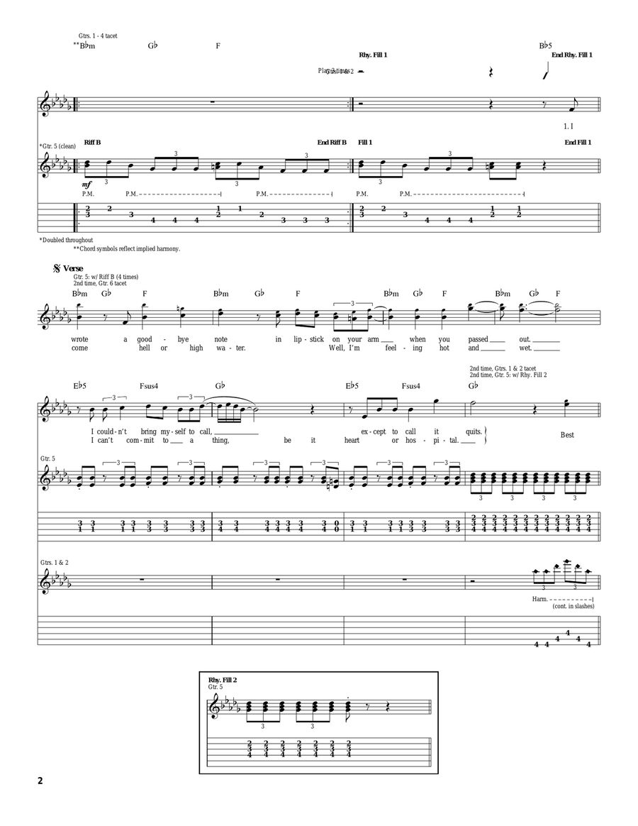 Bang The Doldrums Bang The Doldrums Acoustic Guitar scores gallery preview page 2