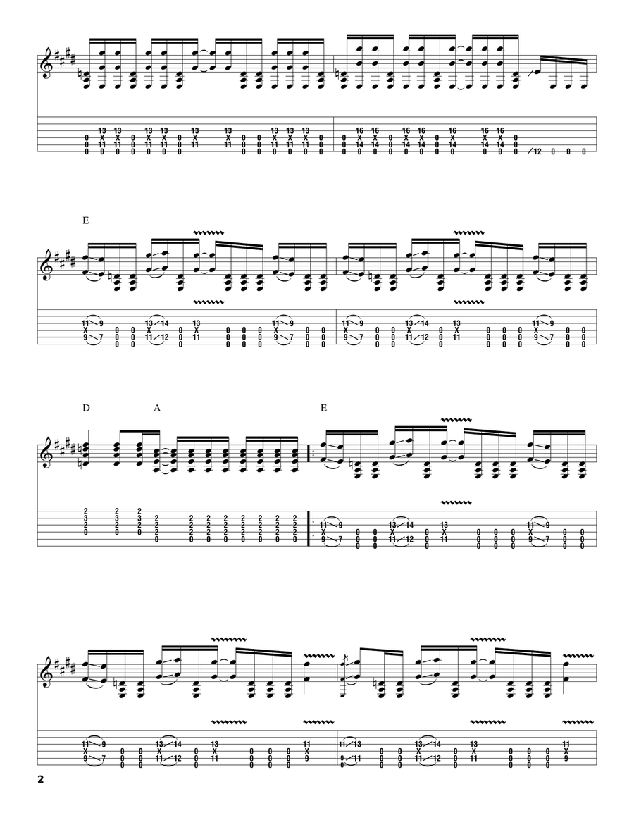 Cherub Rock Cherub Rock Acoustic Guitar scores gallery preview page 2