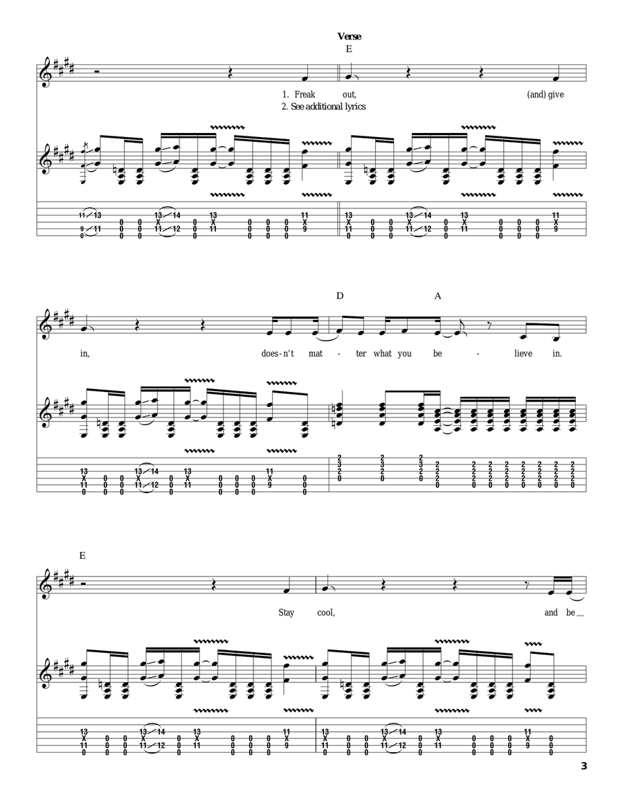 Cherub Rock Cherub Rock Acoustic Guitar scores gallery preview page 3