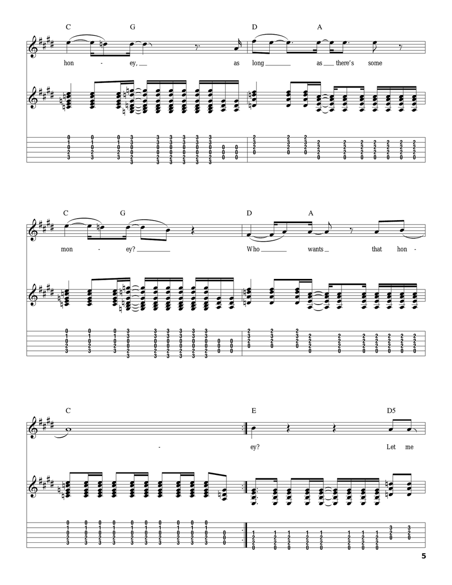 Cherub Rock Cherub Rock Acoustic Guitar scores gallery preview page 5