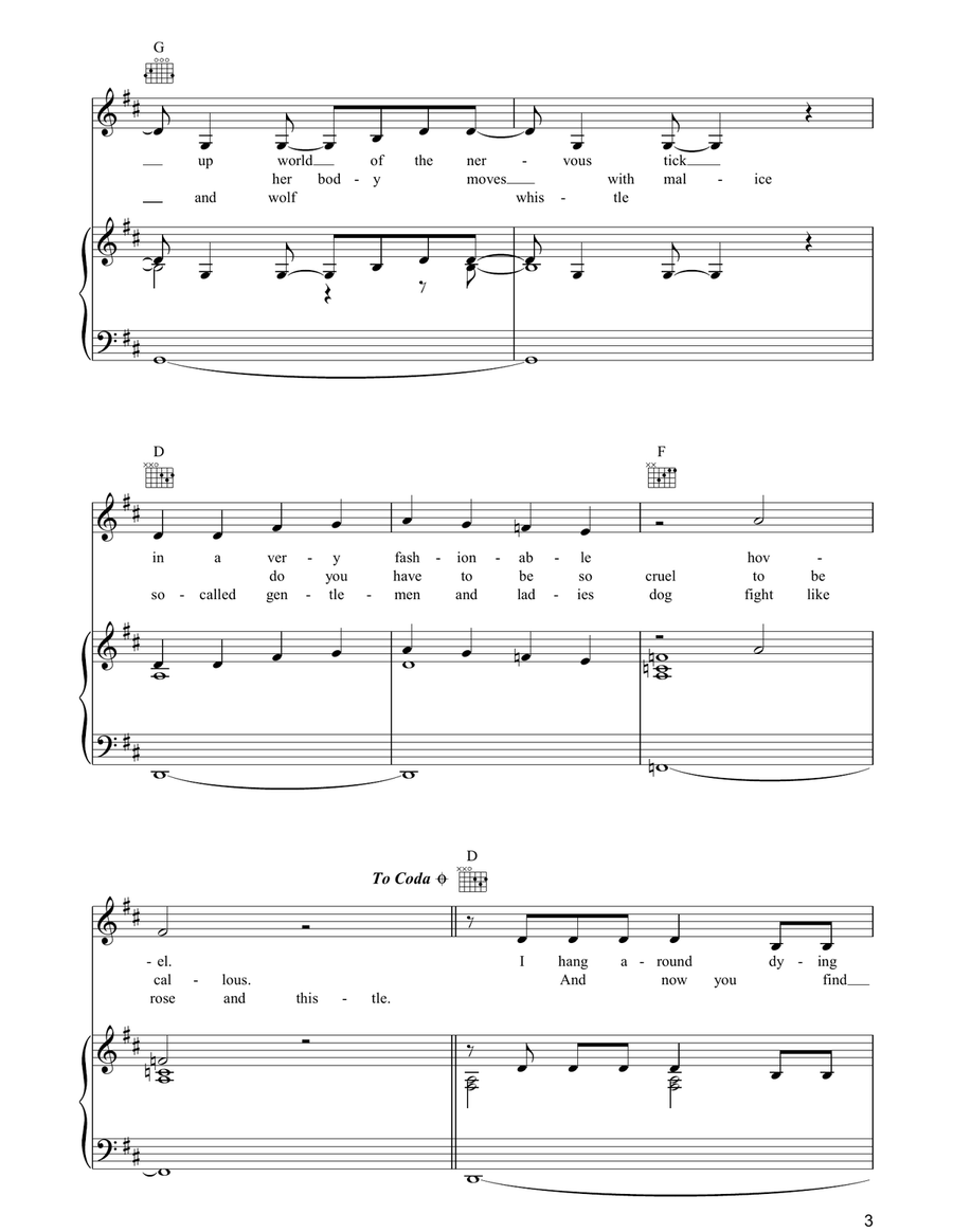 Beyond Belief Beyond Belief Piano, Vocal, Guitar scores gallery preview page 3