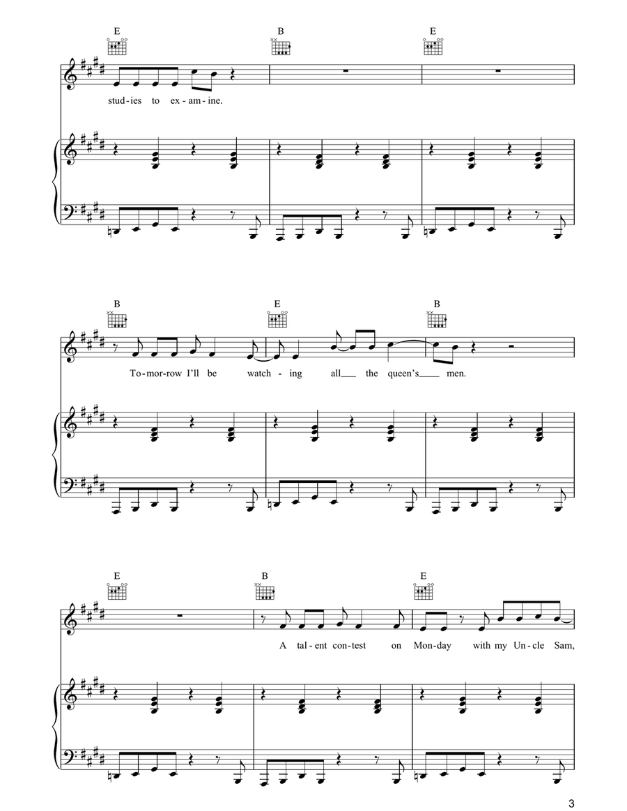 Uncle Sam Uncle Sam 3-Part scores gallery preview page 3