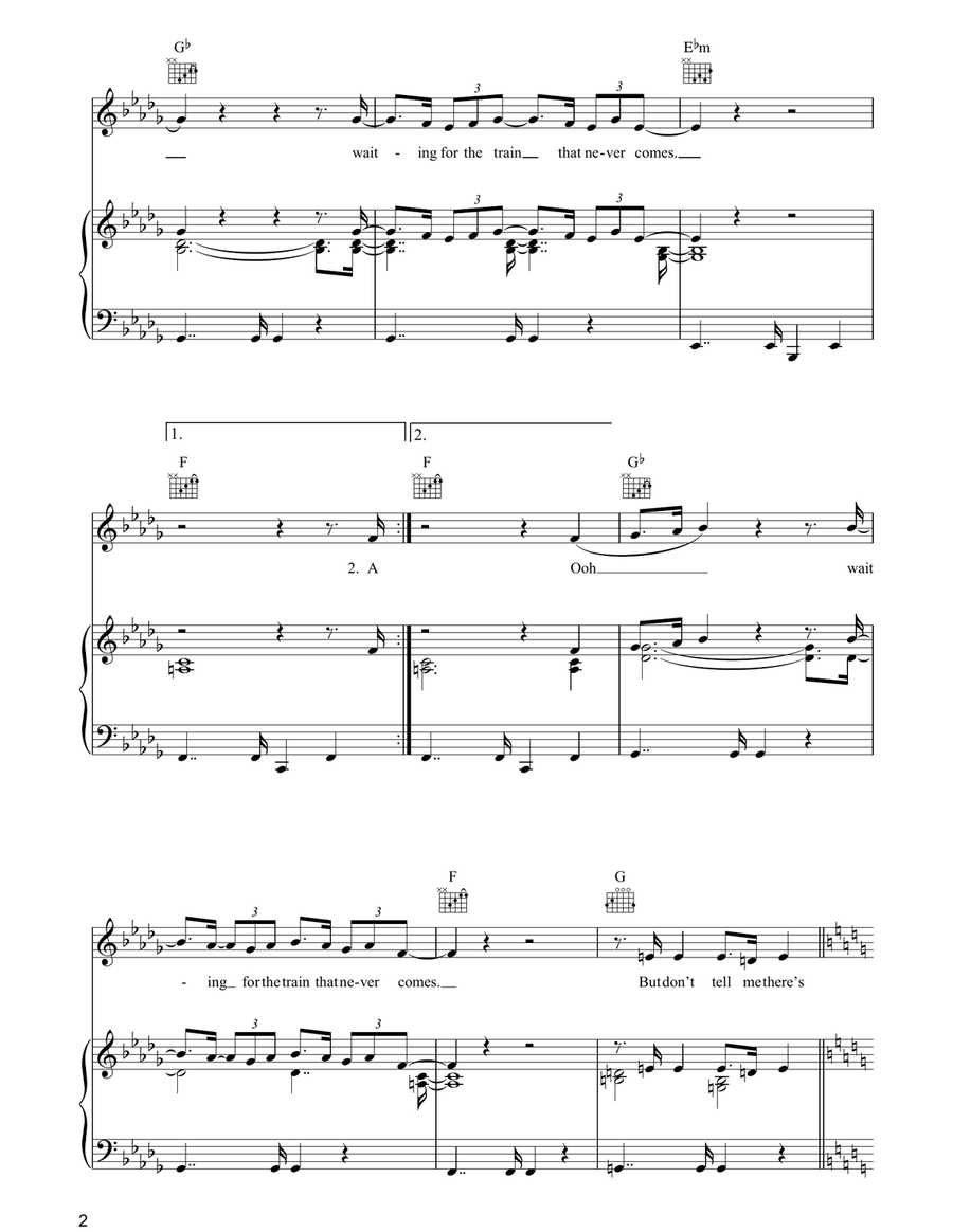 Waiting For The Ghost Train Acoustic Guitar scores gallery preview page 2