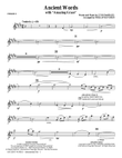 Ancient Words (with Amazing Grace) - Violin I
