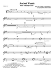 Ancient Words (with Amazing Grace) - Violin II