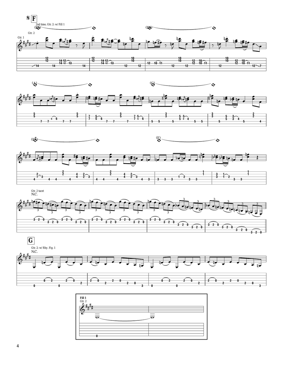 Revenge Of The 10 Gallon Hat Acoustic Guitar scores gallery preview page 4