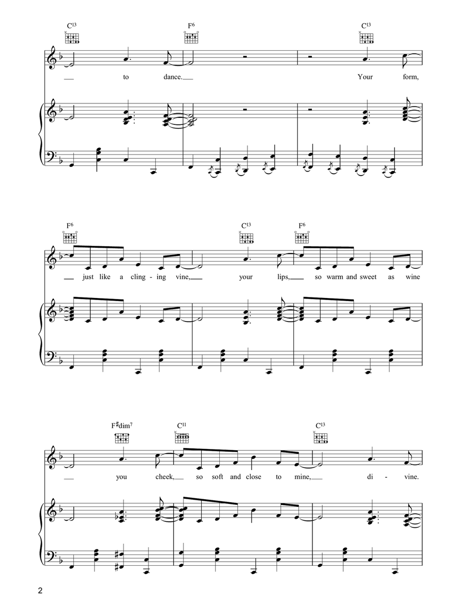 Stomping At The Savoy Piano, Vocal, Guitar scores gallery preview page 2