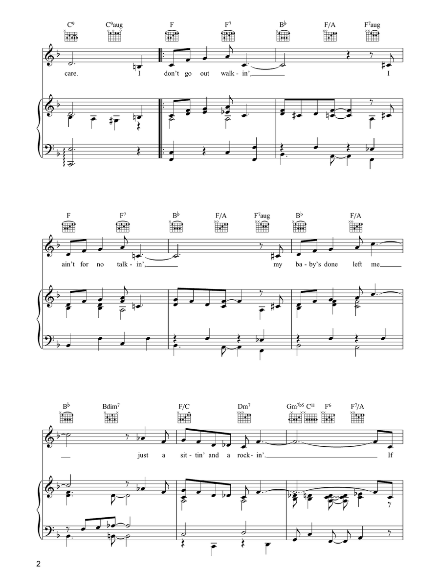 Just A Sittin' And A Rockin' Guitar scores gallery preview page 2